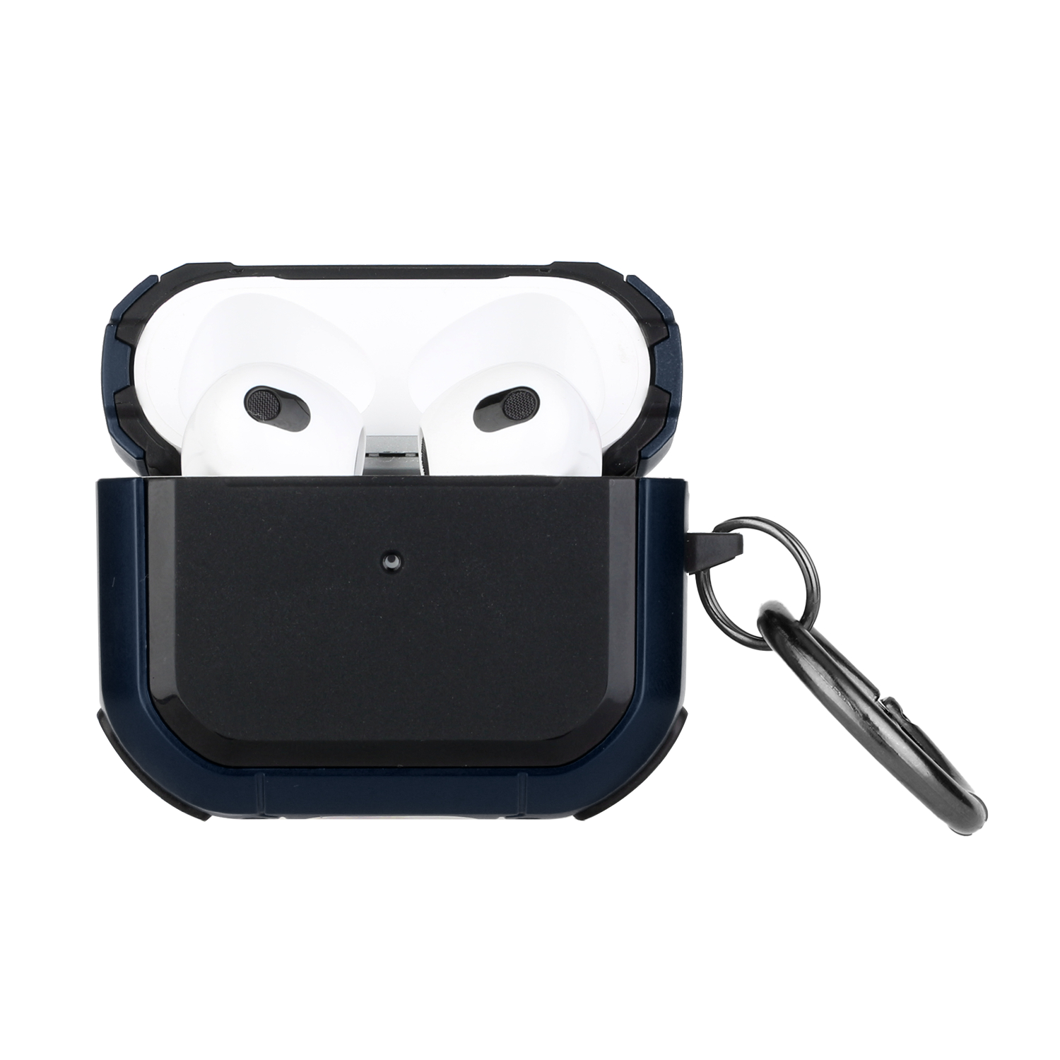 Per Apple AirPods 3 /2021 Hybrid 2 in 1 TPU Custodia Antiurto con Cover Portachiavi - Foto 9 di 19