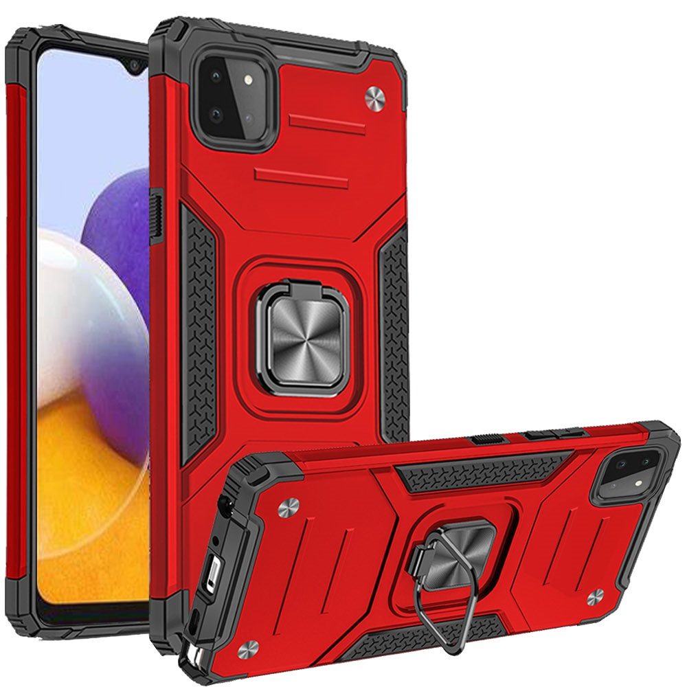 Custodia antiurto supporto anello ibrido armatura Celero 5G per Boost Mobile - Foto 22 di 40