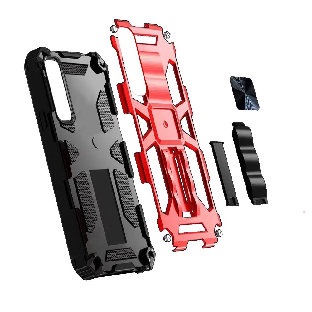 Custodia cavalletto integrata antiurto ibrida supporto Celero 5G per Boost Mobile - Foto 26 di 41