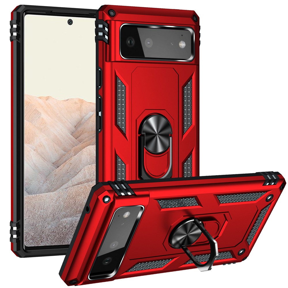 For Boost Mobile Celero 5G Hybrid Durable Dual Layer 360 Ring Stand Holder Cover - Picture 26 of 32
