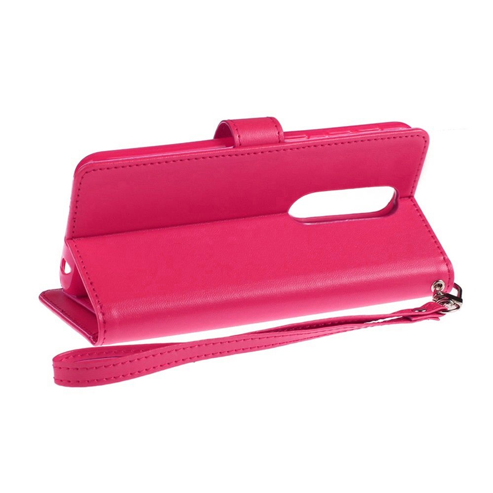 Funda billetera de cuero para OnePlus Nord ranuras para tarjetas de crédito bolsa con soporte y correa - Imagen 18 de 21