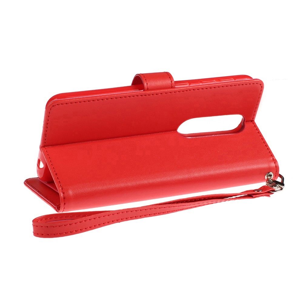 Funda billetera de cuero para OnePlus Nord ranuras para tarjetas de crédito bolsa con soporte y correa - Imagen 21 de 21