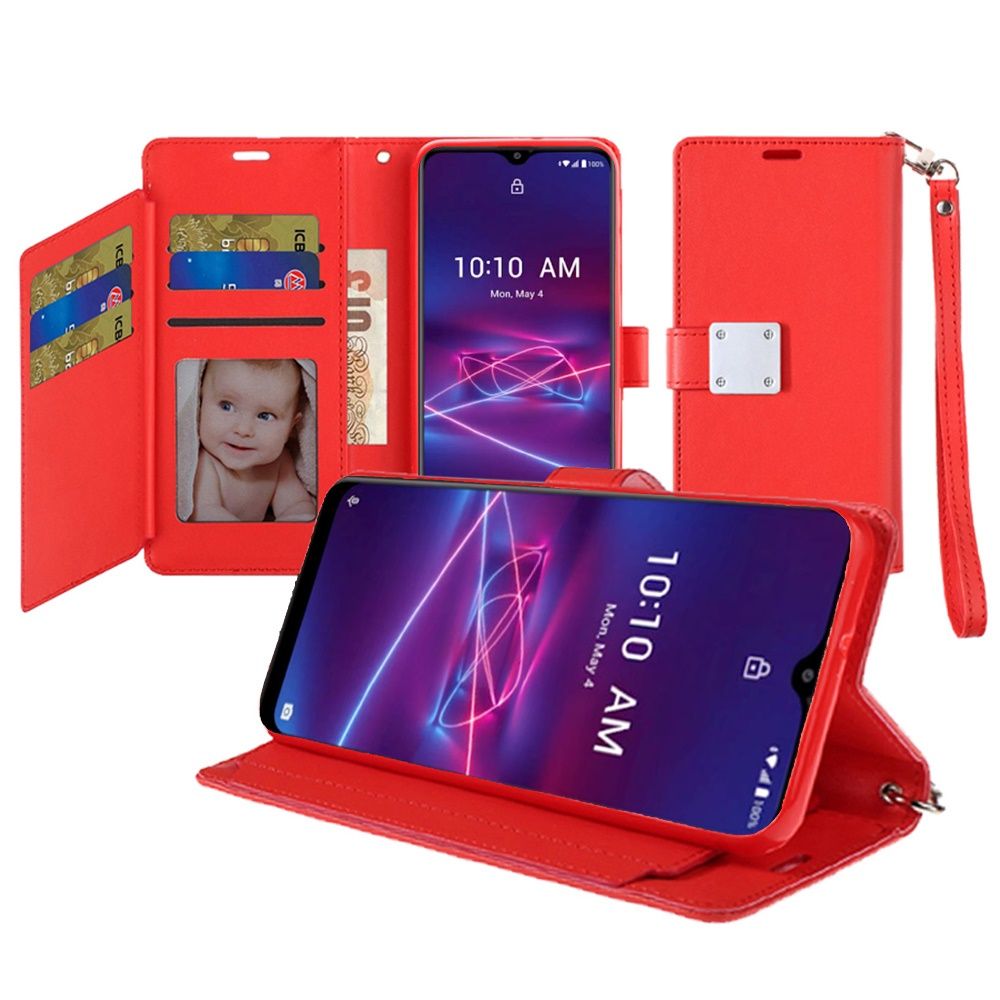 Funda billetera de cuero para OnePlus Nord ranuras para tarjetas de crédito bolsa con soporte y correa - Imagen 19 de 21