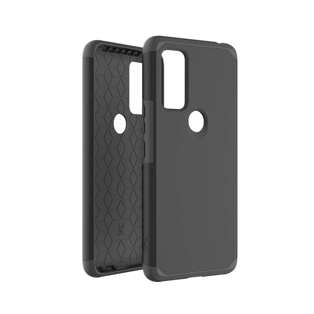For Cricket Dream 5G Slim Shockproof Hybrid Dual Layer PC + TPU Armor Case Cover - Picture 11 of 65