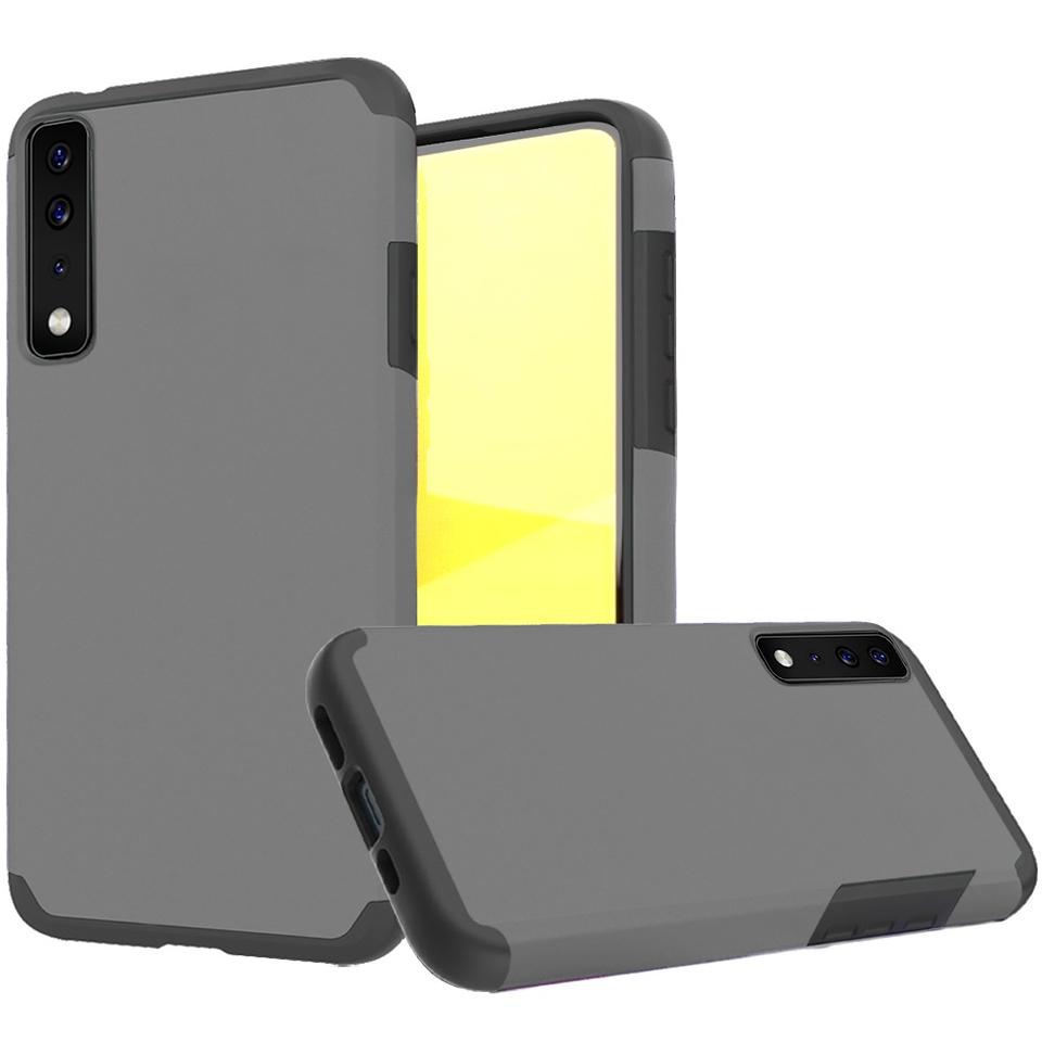 For Cricket Dream 5G Slim Shockproof Hybrid Dual Layer PC + TPU Armor Case Cover - Picture 63 of 65