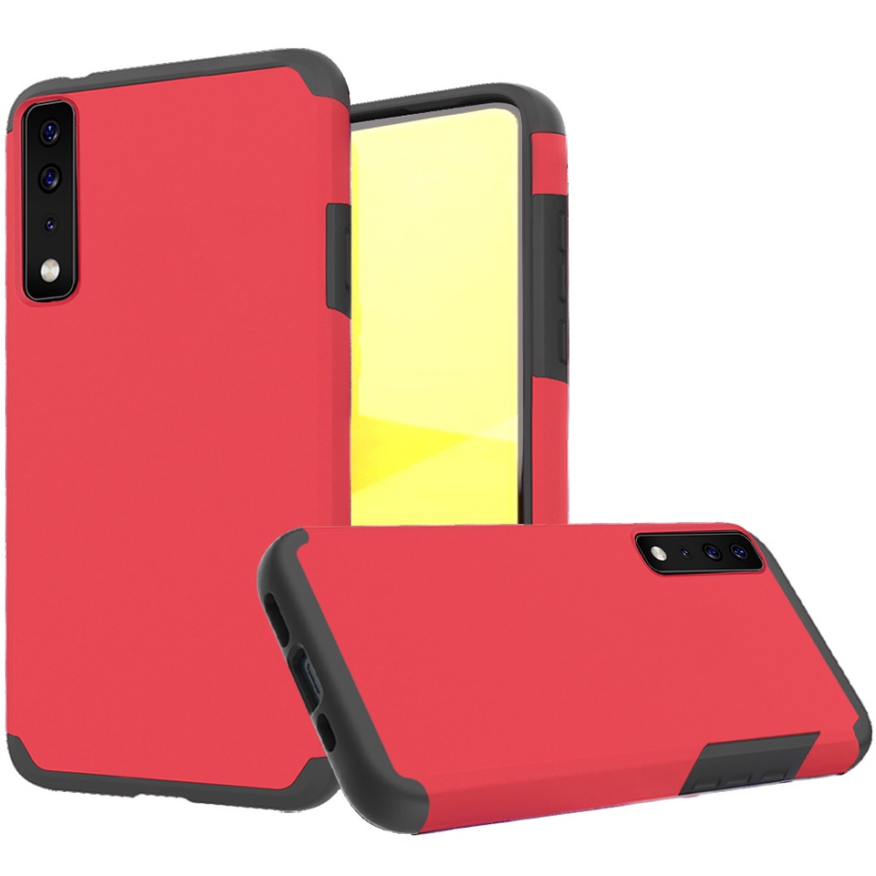 For Cricket Dream 5G Slim Shockproof Hybrid Dual Layer PC + TPU Armor Case Cover - Picture 31 of 65