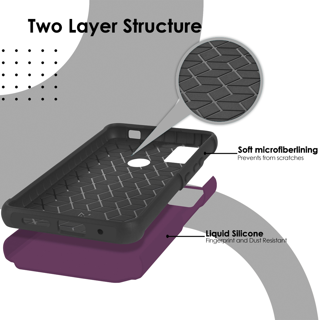 Für Cricket Icon 5 Ständer Hybrid mit eingebautem Magnetring Ständer Etui Abdeckung - Bild 4 von 56