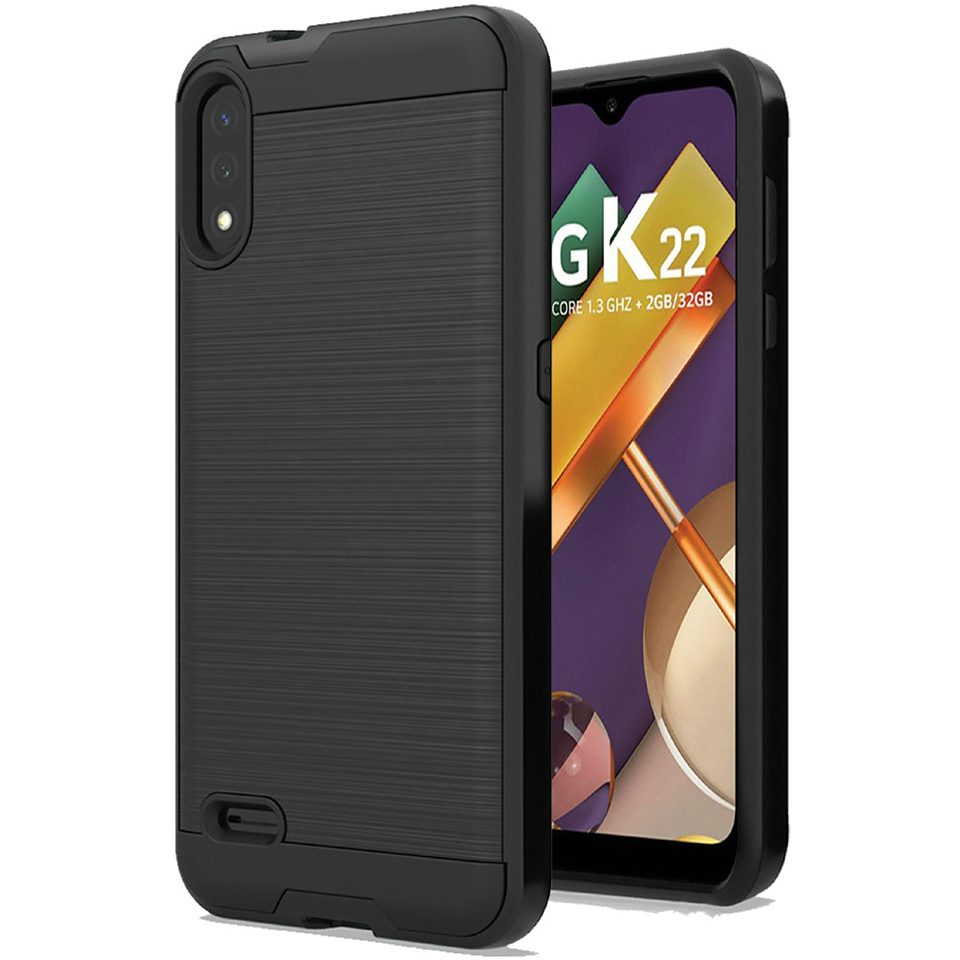 Funda cepillada resistente híbrida de poliuretano termoplástico + cubierta a prueba de golpes para PC para Samsung Galaxy A52 5G - Imagen 16 de 49