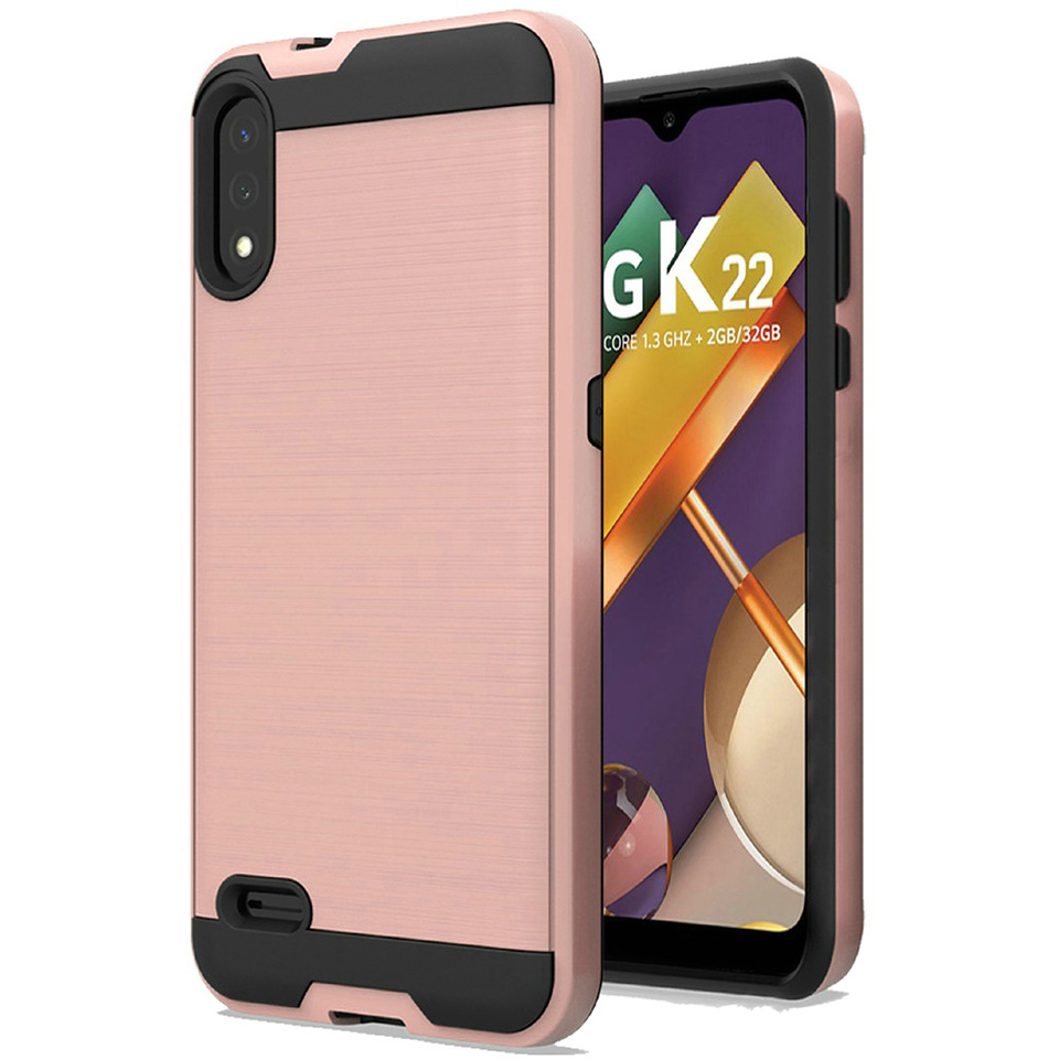 Funda cepillada resistente híbrida de poliuretano termoplástico + cubierta a prueba de golpes para PC para Samsung Galaxy A52 5G - Imagen 40 de 49