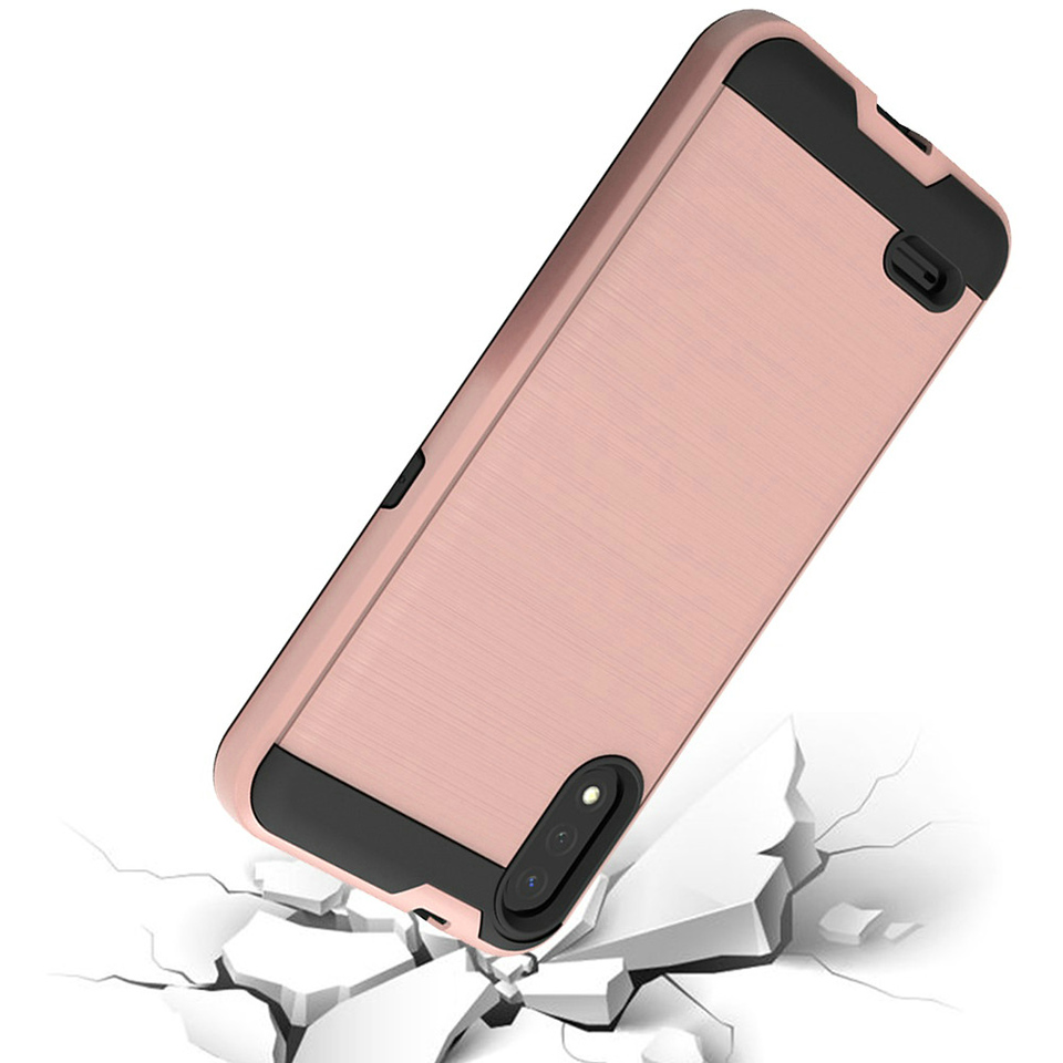 Funda cepillada resistente híbrida de poliuretano termoplástico + cubierta a prueba de golpes para PC para Samsung Galaxy A52 5G - Imagen 41 de 49