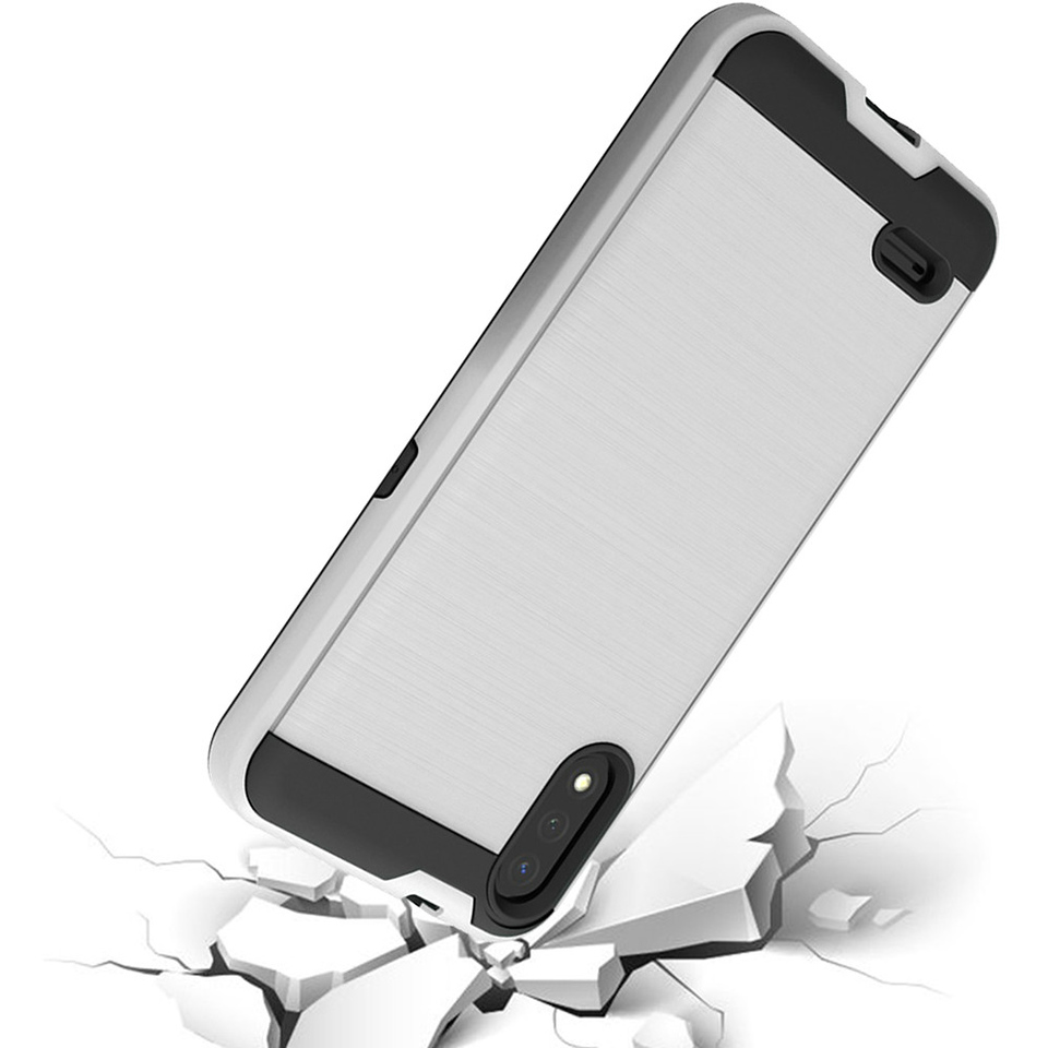 Funda cepillada resistente híbrida de poliuretano termoplástico + cubierta a prueba de golpes para PC para Samsung Galaxy A52 5G - Imagen 49 de 49