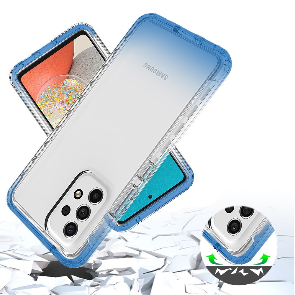 For Samsung Galaxy A53 5G Hybrid Clear Two Tone Shockproof Hard Frame Case Cover - Picture 8 of 25
