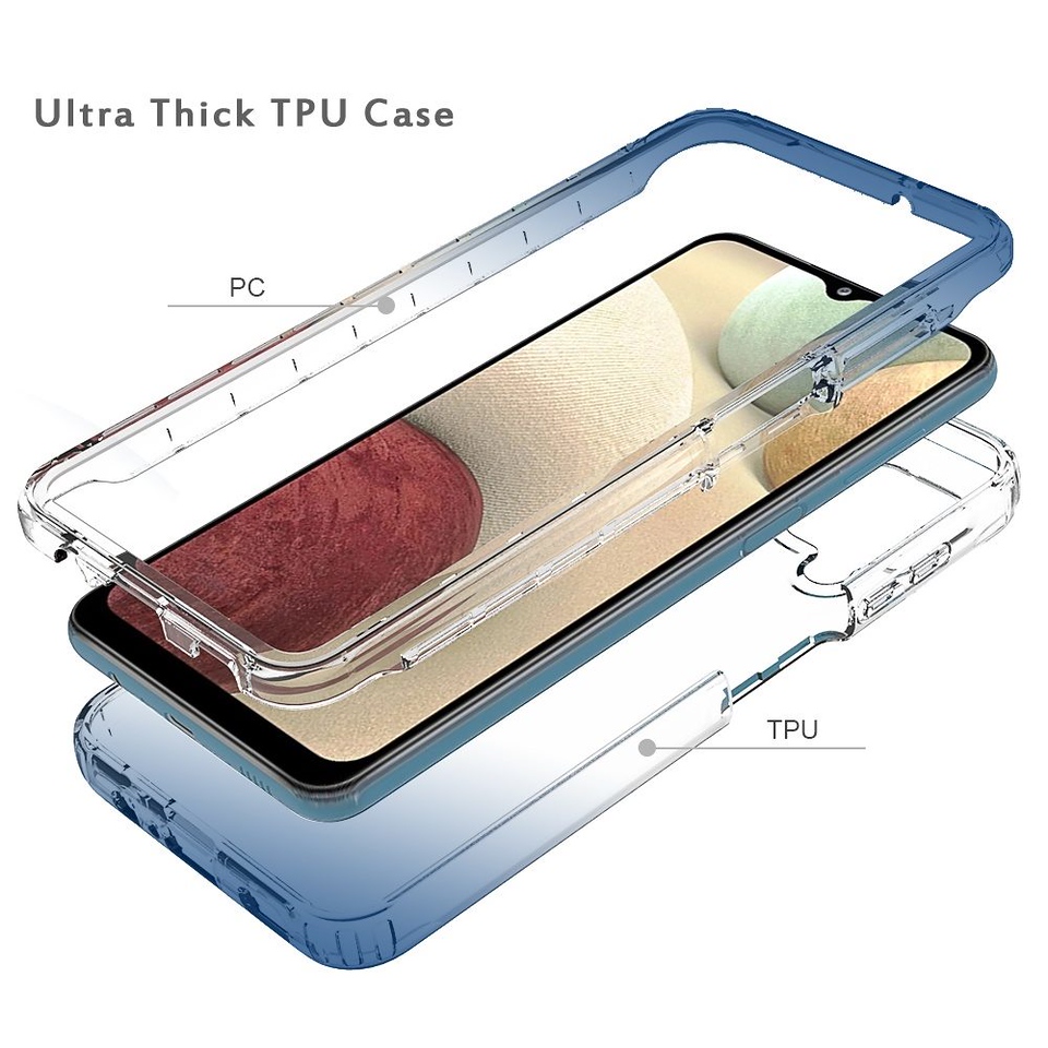 For Samsung Galaxy A53 5G Hybrid Clear Two Tone Shockproof Hard Frame Case Cover - Picture 12 of 25