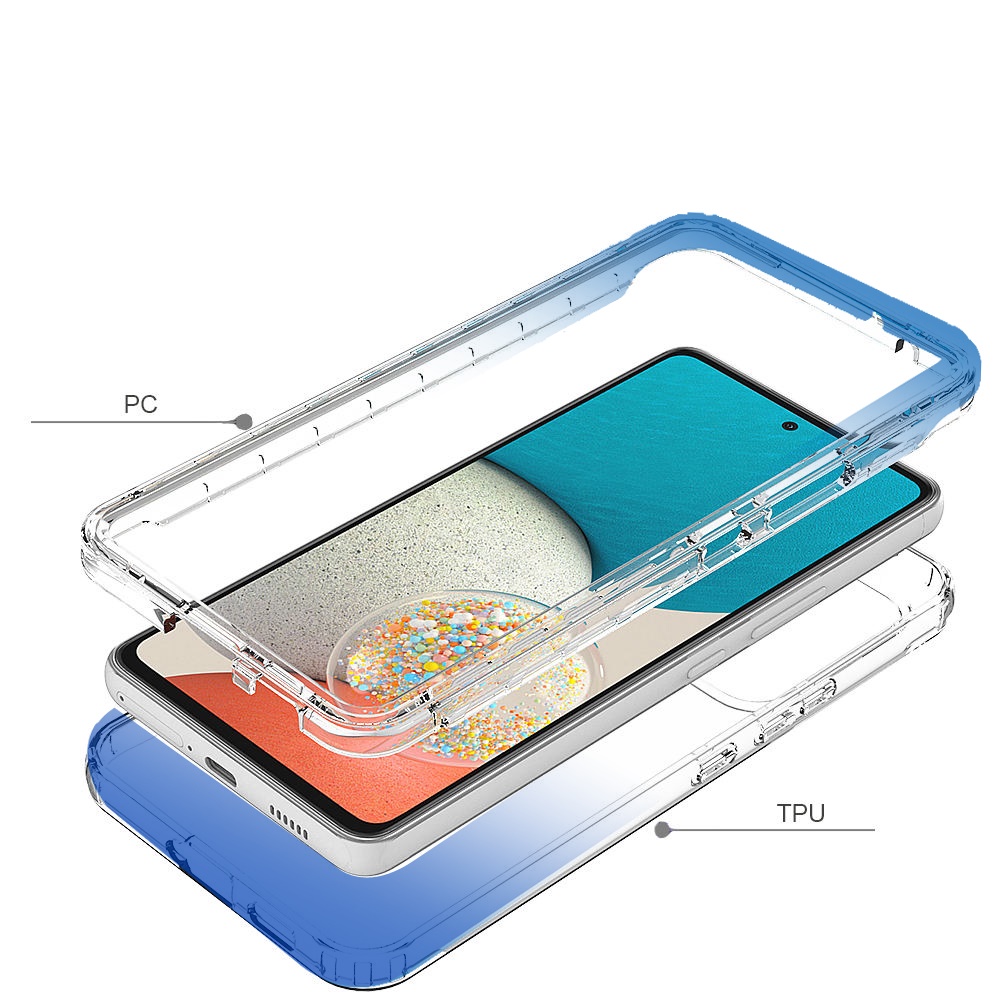 For Samsung Galaxy A53 5G Hybrid Clear Two Tone Shockproof Hard Frame Case Cover - Picture 11 of 25