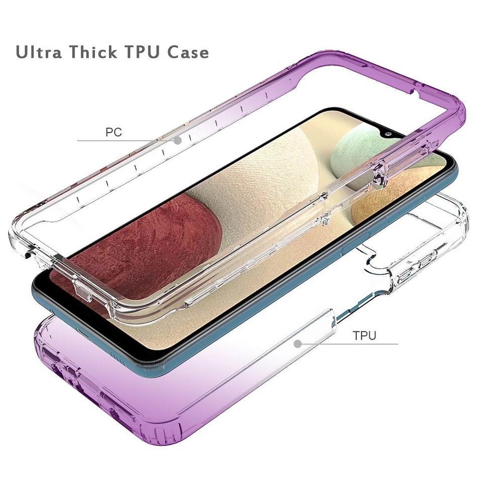 For Samsung Galaxy A53 5G Hybrid Clear Two Tone Shockproof Hard Frame Case Cover - Picture 18 of 25