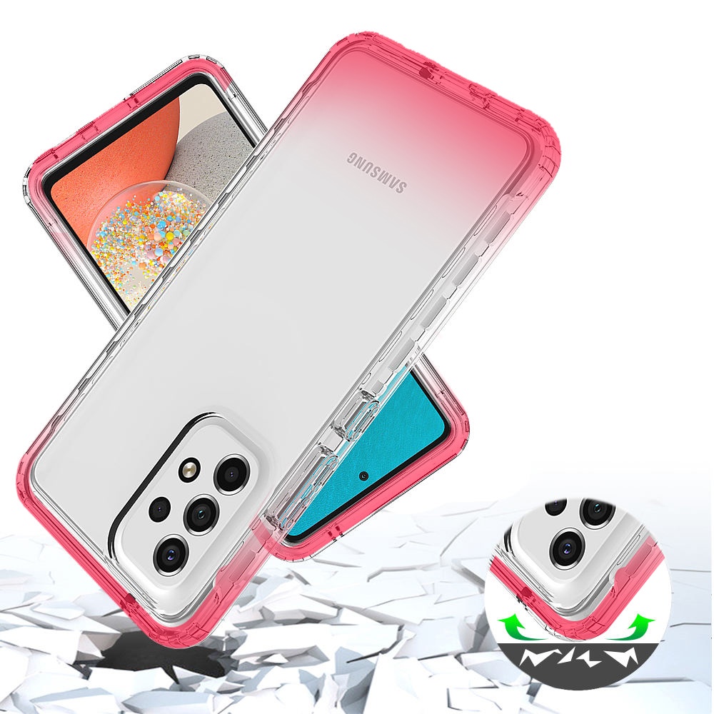 For Samsung Galaxy A53 5G Hybrid Clear Two Tone Shockproof Hard Frame Case Cover - Picture 20 of 25