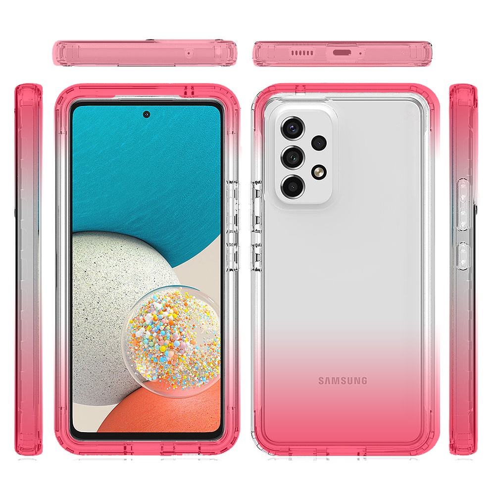 For Samsung Galaxy A53 5G Hybrid Clear Two Tone Shockproof Hard Frame Case Cover - Picture 22 of 25
