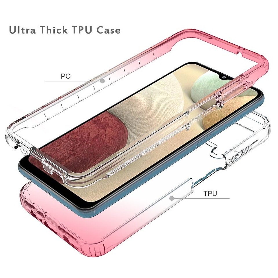 For Samsung Galaxy A53 5G Hybrid Clear Two Tone Shockproof Hard Frame Case Cover - Picture 24 of 25