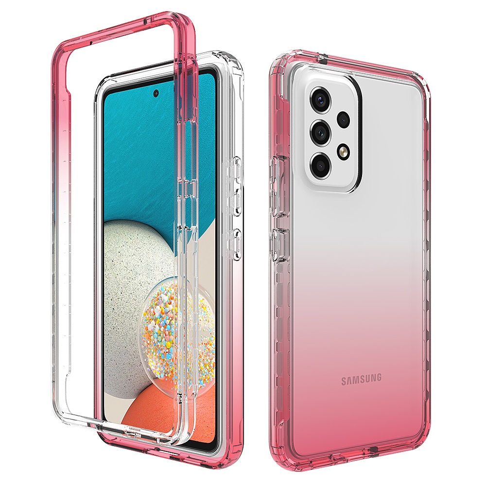For Samsung Galaxy A53 5G Hybrid Clear Two Tone Shockproof Hard Frame Case Cover - Picture 21 of 25