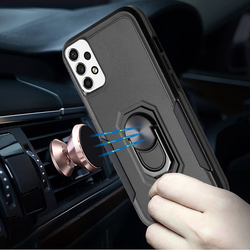 For Samsung Galaxy A53 5G Hybrid Rugged Drop-Proof Armor Ring Stand Case Cover - Picture 11 of 29