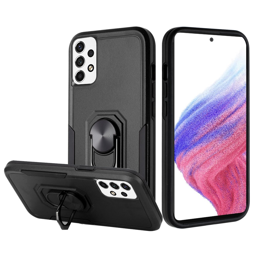 For Samsung Galaxy A53 5G Hybrid Rugged Drop-Proof Armor Ring Stand Case Cover - Picture 9 of 29