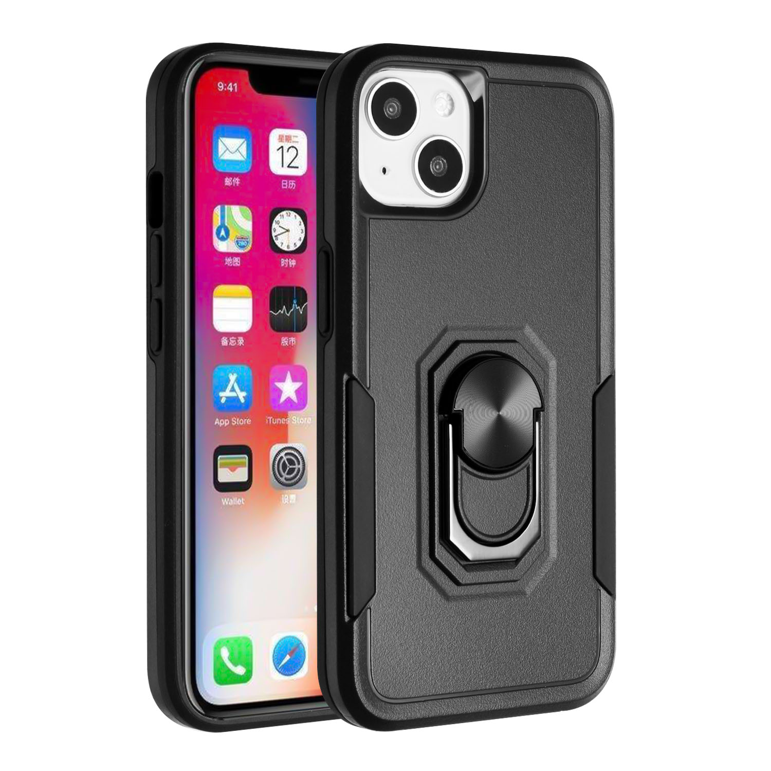 For Samsung Galaxy A53 5G Hybrid Rugged Drop-Proof Armor Ring Stand Case Cover - Picture 12 of 29