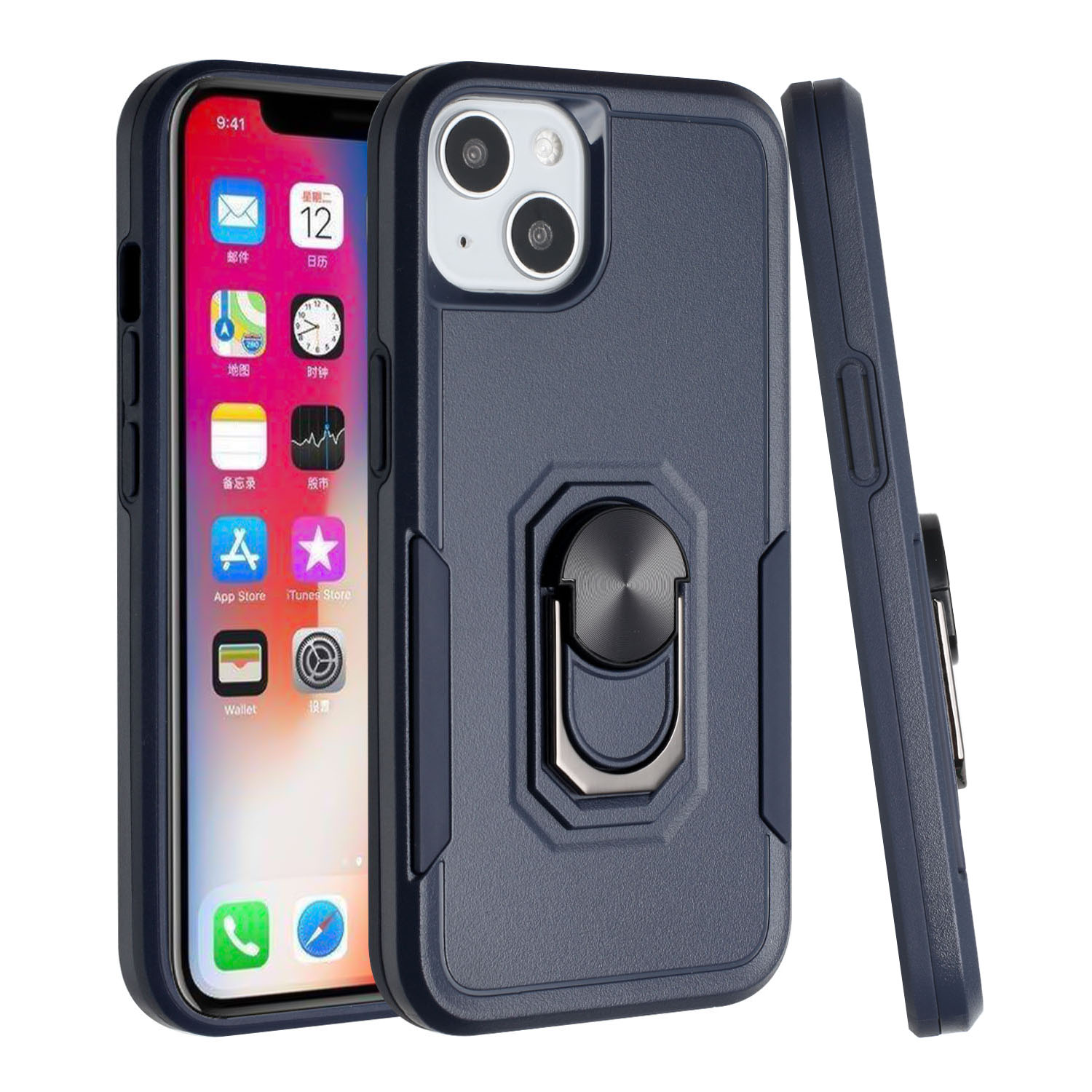 For Samsung Galaxy A53 5G Hybrid Rugged Drop-Proof Armor Ring Stand Case Cover - Picture 20 of 29