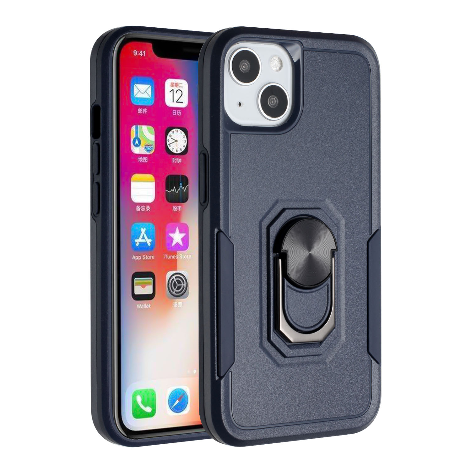 For Samsung Galaxy A53 5G Hybrid Rugged Drop-Proof Armor Ring Stand Case Cover - Picture 19 of 29