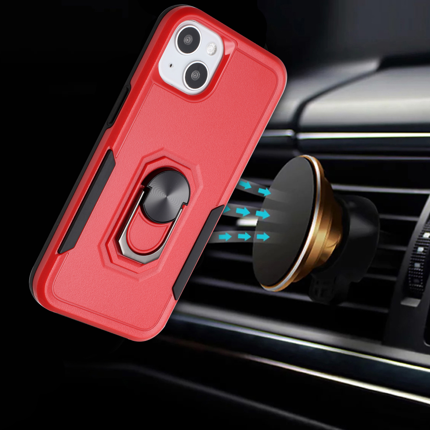 For Samsung Galaxy A53 5G Hybrid Rugged Drop-Proof Armor Ring Stand Case Cover - Picture 28 of 29