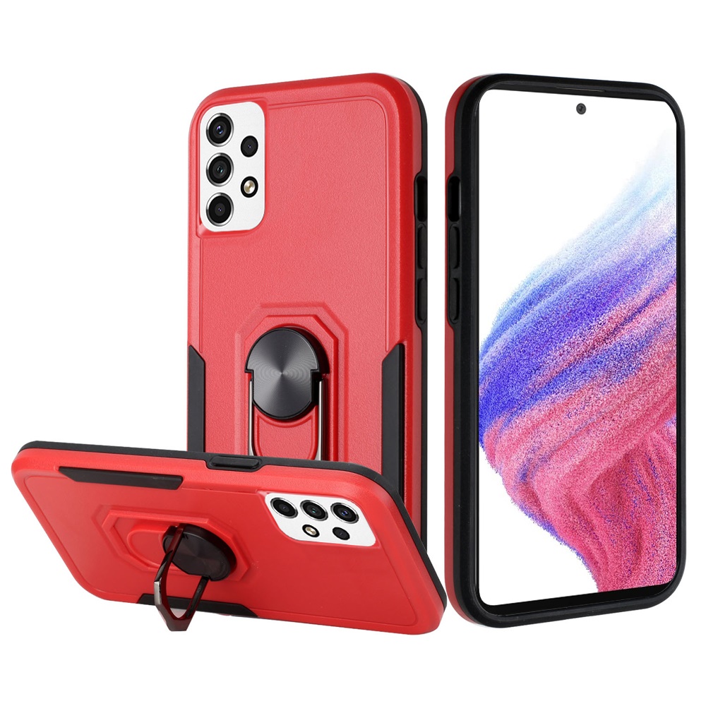 For Samsung Galaxy A53 5G Hybrid Rugged Drop-Proof Armor Ring Stand Case Cover - Picture 23 of 29
