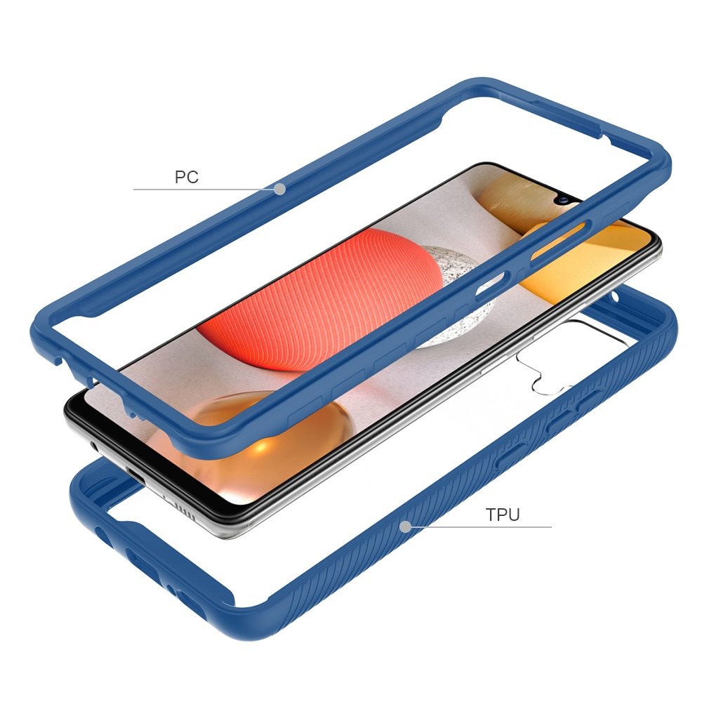 For Samsung Galaxy A53 5G Clear Dual Layer Rugged Bumper Frame Hybrid Case Cover - Picture 21 of 41