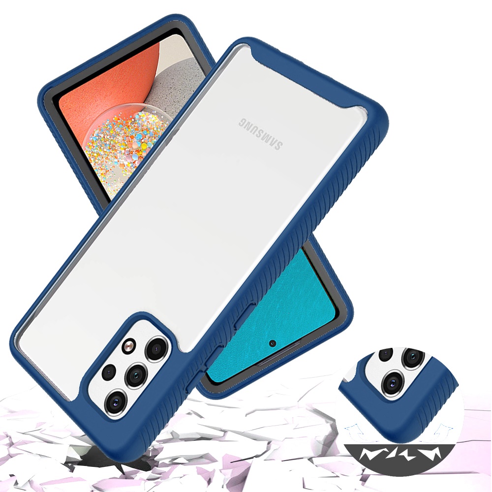 For Samsung Galaxy A53 5G Clear Dual Layer Rugged Bumper Frame Hybrid Case Cover - Picture 18 of 41
