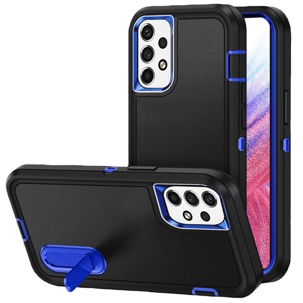 For Samsung Galaxy A53 5G Hybrid Hard PC with Kickstand TPU Rubber Case Cover - Picture 16 of 38