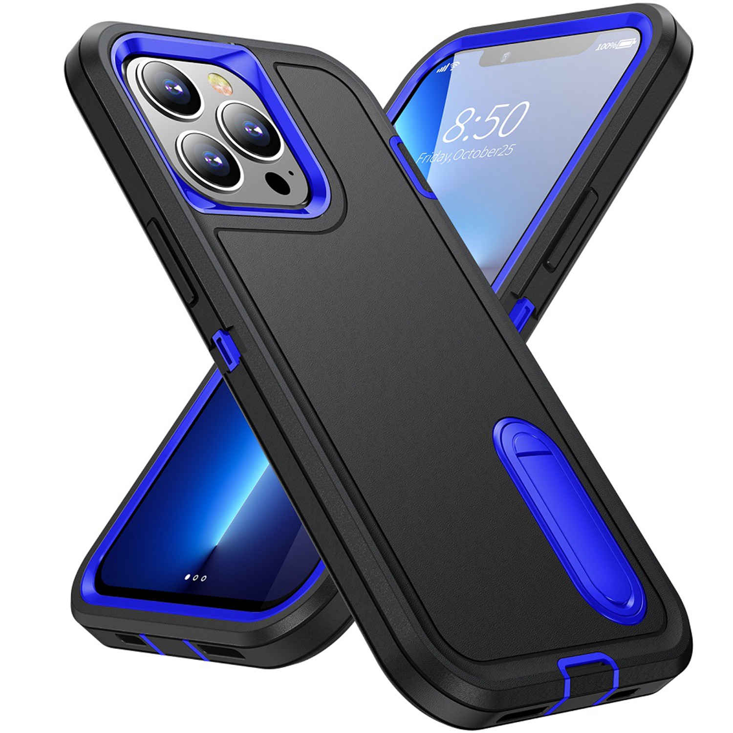 For Samsung Galaxy A53 5G Hybrid Hard PC with Kickstand TPU Rubber Case Cover - Picture 18 of 38