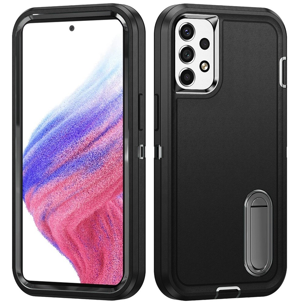 For Samsung Galaxy A53 5G Hybrid Hard PC with Kickstand TPU Rubber Case Cover - Picture 9 of 38