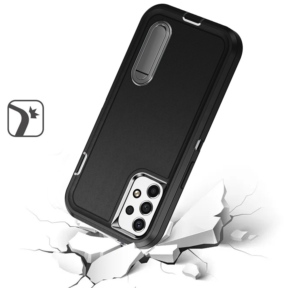 For Samsung Galaxy A53 5G Hybrid Hard PC with Kickstand TPU Rubber Case Cover - Picture 11 of 38