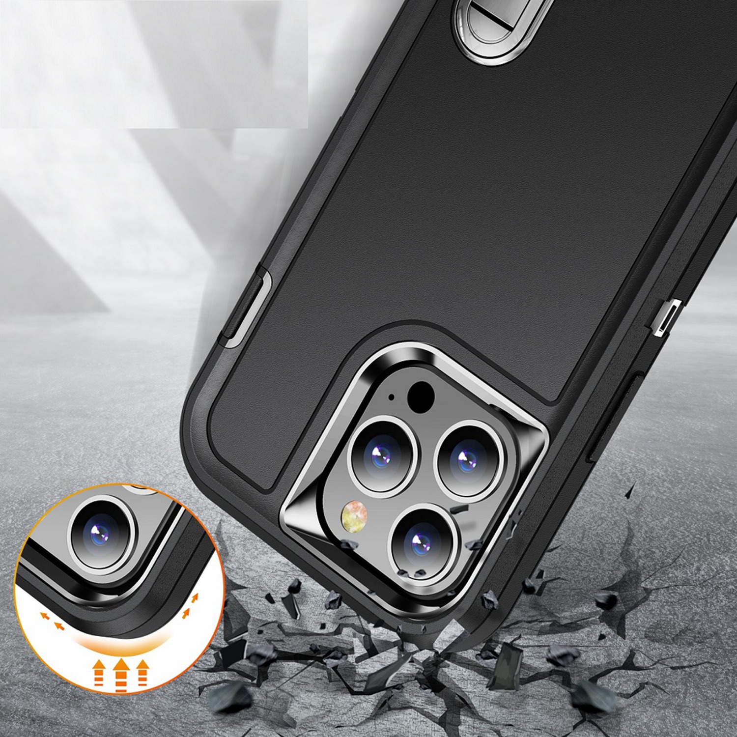For Samsung Galaxy A53 5G Hybrid Hard PC with Kickstand TPU Rubber Case Cover - Picture 14 of 38