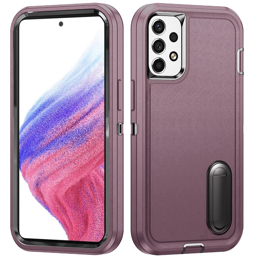 For Samsung Galaxy A53 5G Hybrid Hard PC with Kickstand TPU Rubber Case Cover - Picture 27 of 38