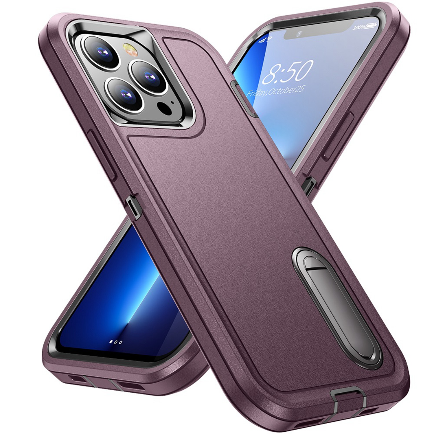 For Samsung Galaxy A53 5G Hybrid Hard PC with Kickstand TPU Rubber Case Cover - Picture 30 of 38