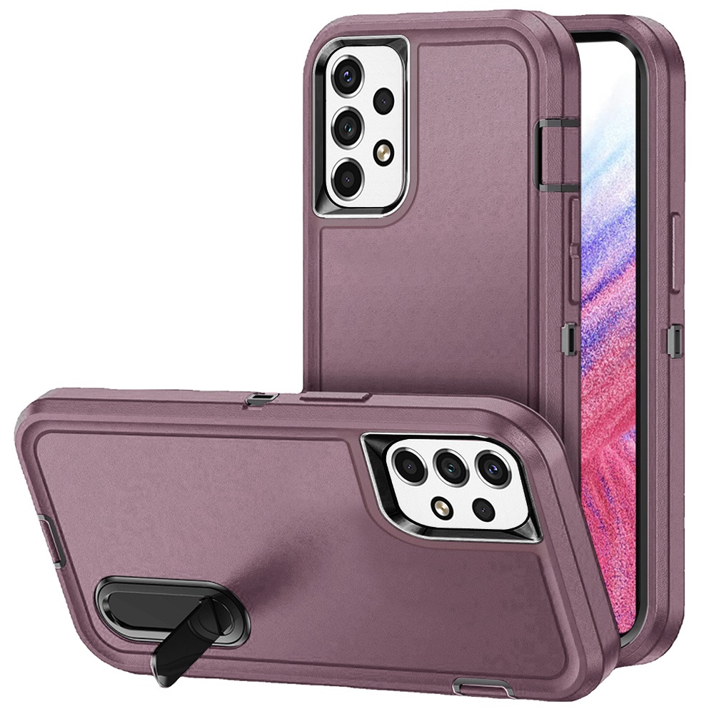 For Samsung Galaxy A53 5G Hybrid Hard PC with Kickstand TPU Rubber Case Cover - Picture 28 of 38