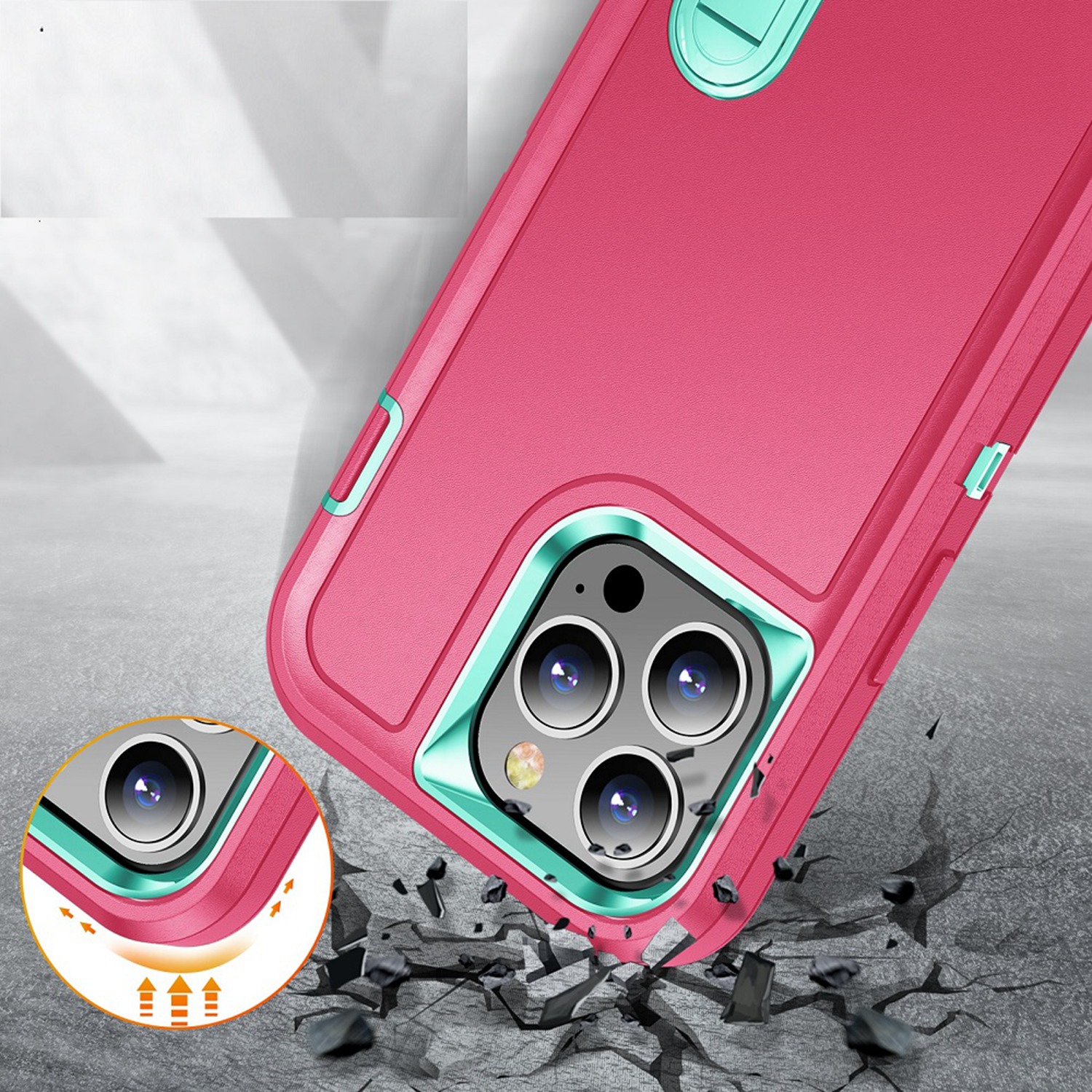 For Samsung Galaxy A53 5G Hybrid Hard PC with Kickstand TPU Rubber Case Cover - Picture 38 of 38