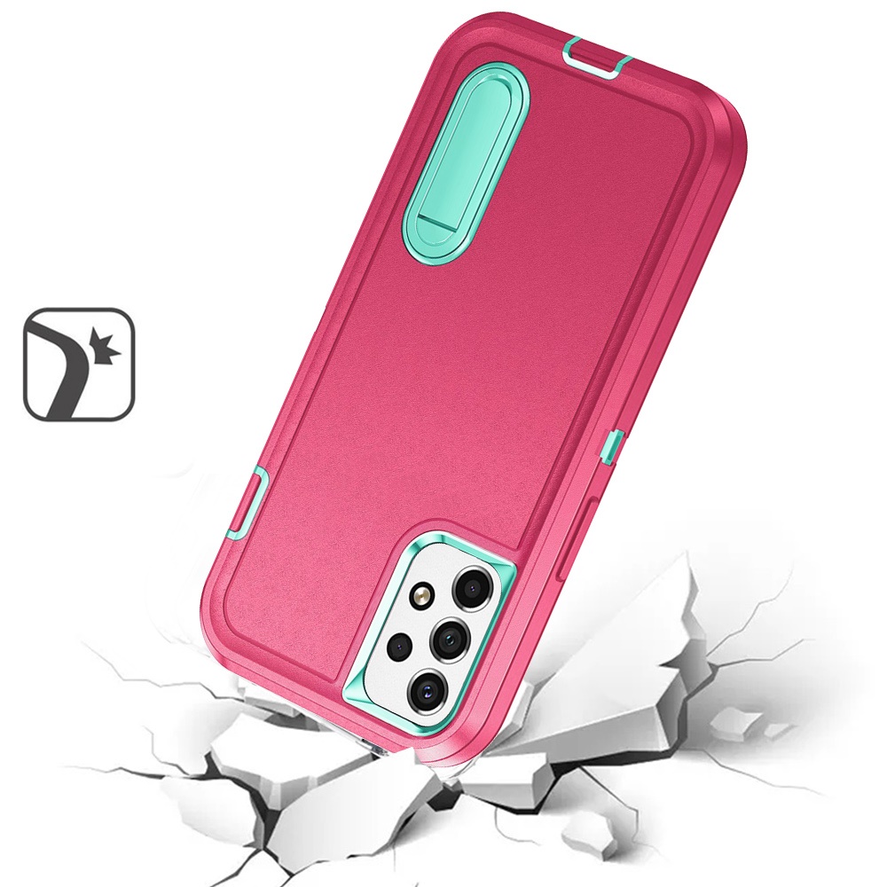 For Samsung Galaxy A53 5G Hybrid Hard PC with Kickstand TPU Rubber Case Cover - Picture 35 of 38