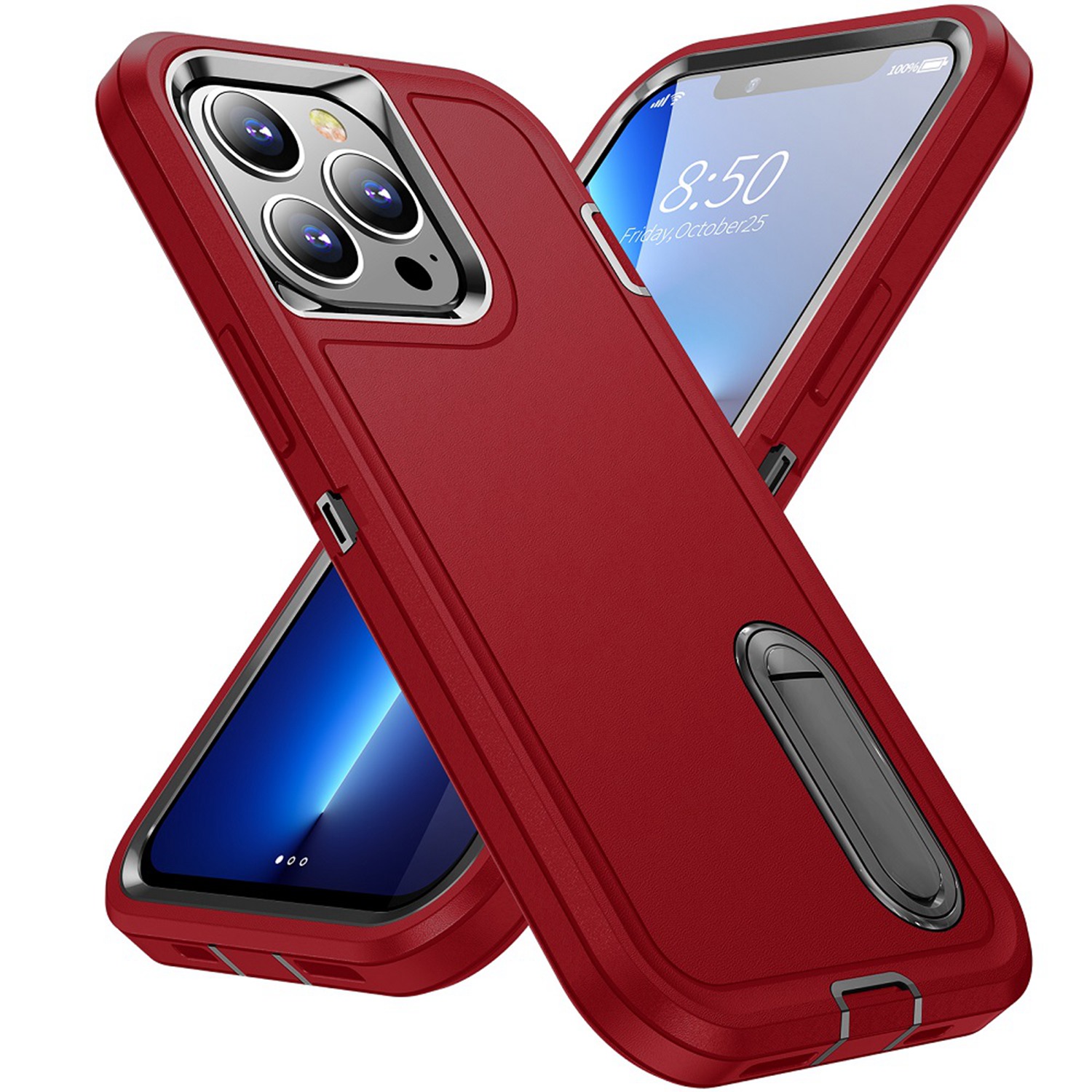 For Samsung Galaxy A53 5G Hybrid Hard PC with Kickstand TPU Rubber Case Cover - Picture 24 of 38