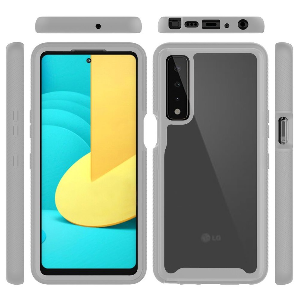 For Samsung Galaxy A53 5G Clear Dual Layer Rugged Bumper Frame Hybrid Case Cover - Picture 41 of 41