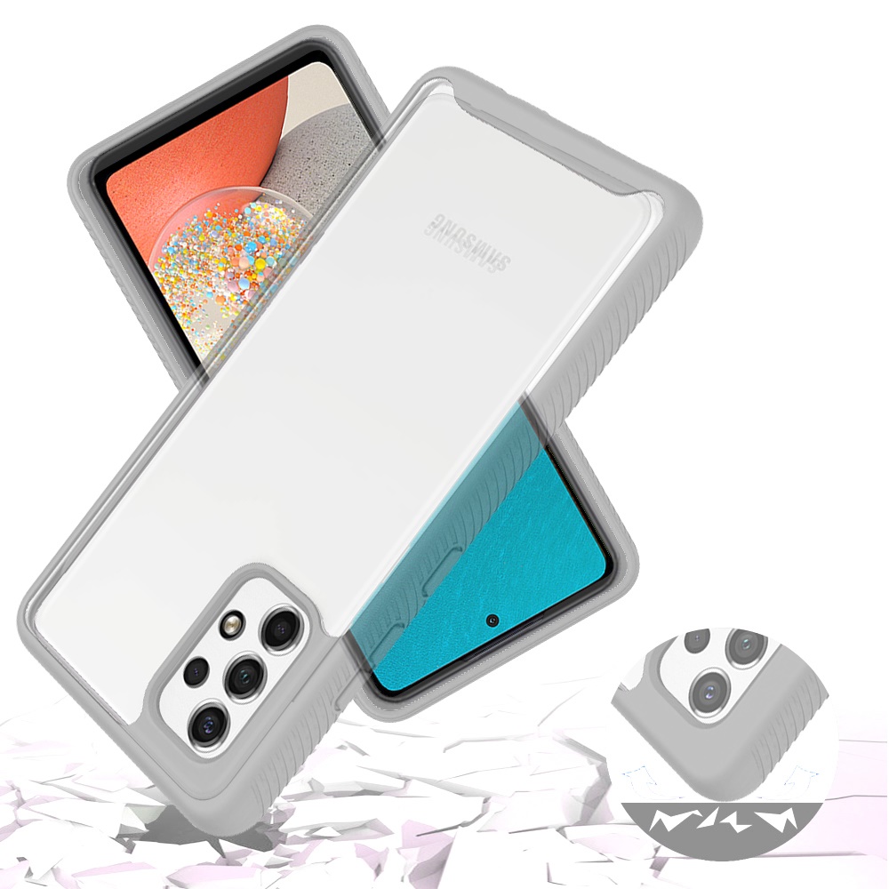 For Samsung Galaxy A53 5G Clear Dual Layer Rugged Bumper Frame Hybrid Case Cover - Picture 34 of 41