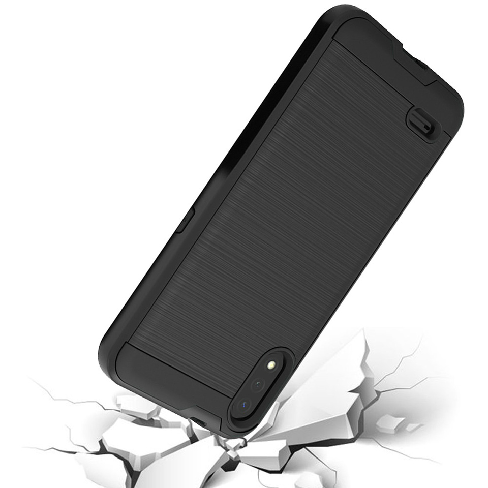 For Samsung Galaxy A73 5G Hybrid Rugged Brushed Dual Layer Shockproof Case Cover - Imagen 17 de 33