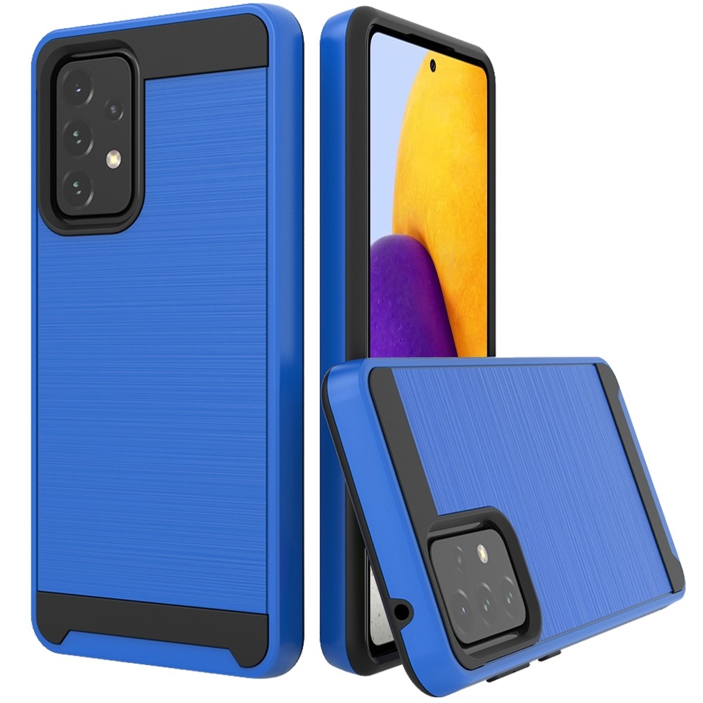 For Samsung Galaxy A73 5G Hybrid Rugged Brushed Dual Layer Shockproof Case Cover - Imagen 19 de 33