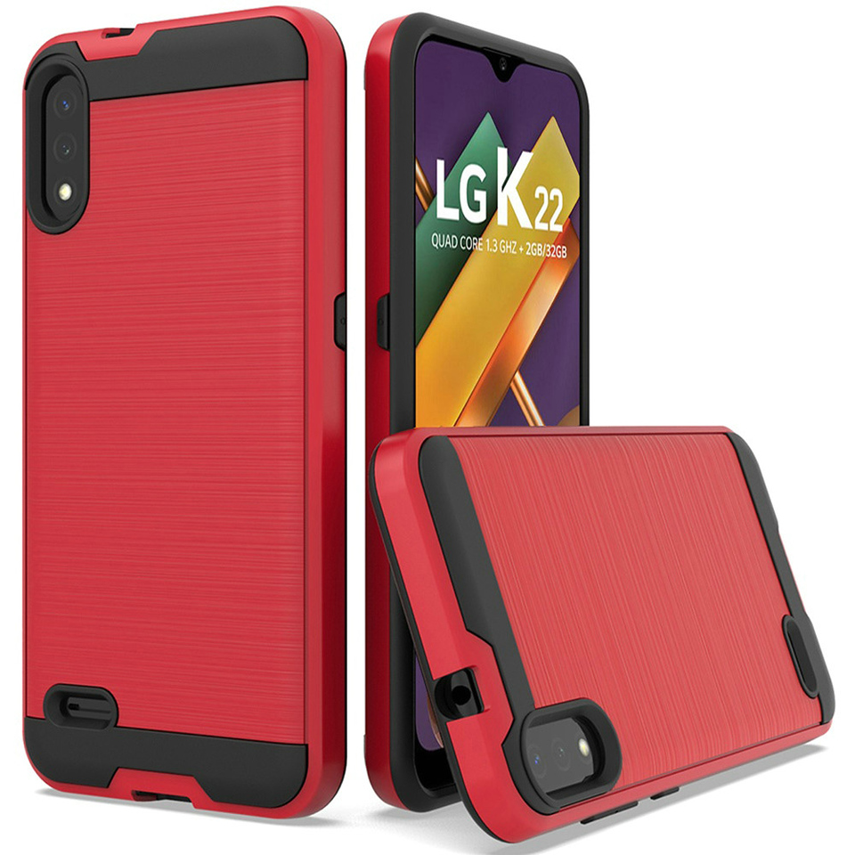 For Samsung Galaxy A73 5G Hybrid Rugged Brushed Dual Layer Shockproof Case Cover - Imagen 31 de 33