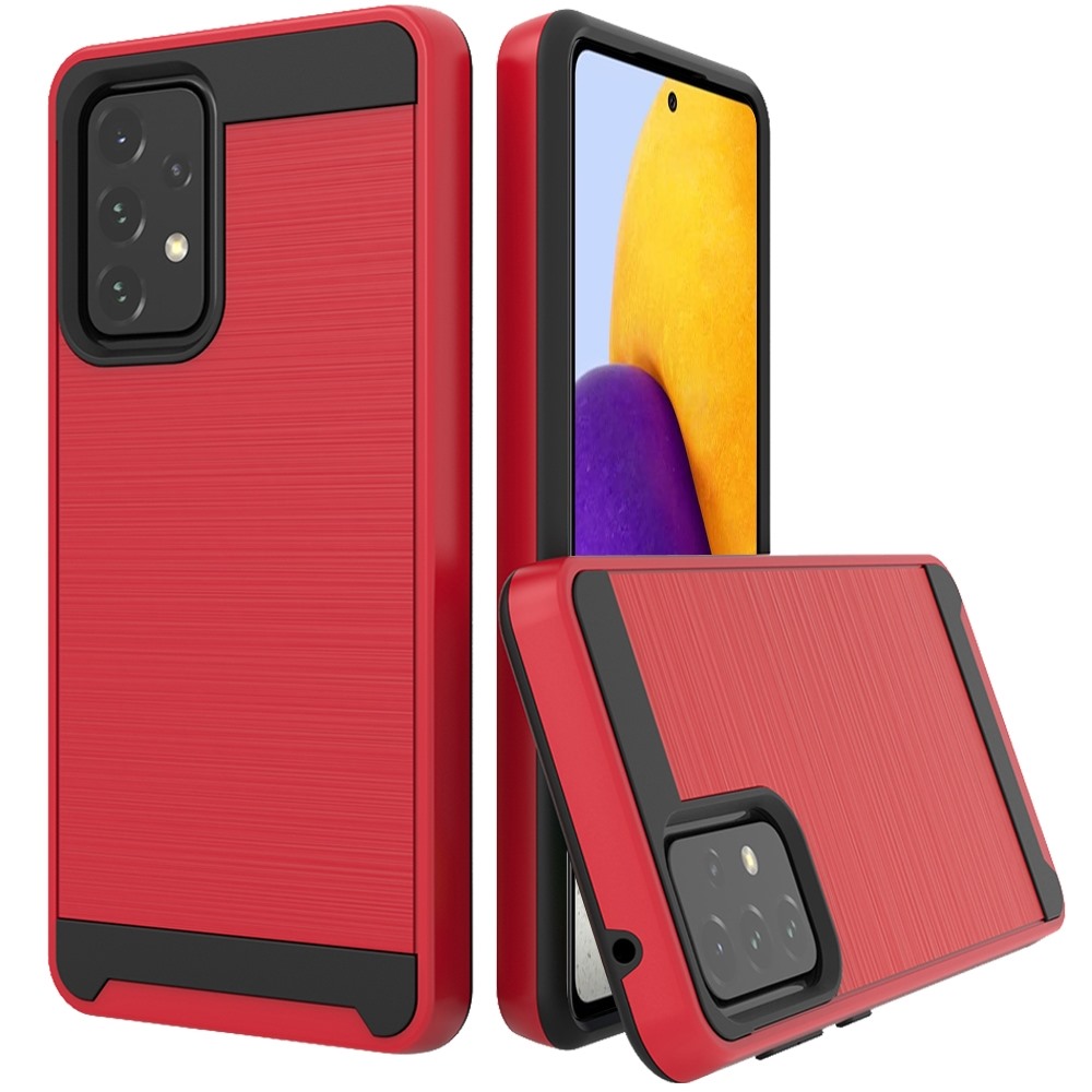 For Samsung Galaxy A73 5G Hybrid Rugged Brushed Dual Layer Shockproof Case Cover - Imagen 27 de 33