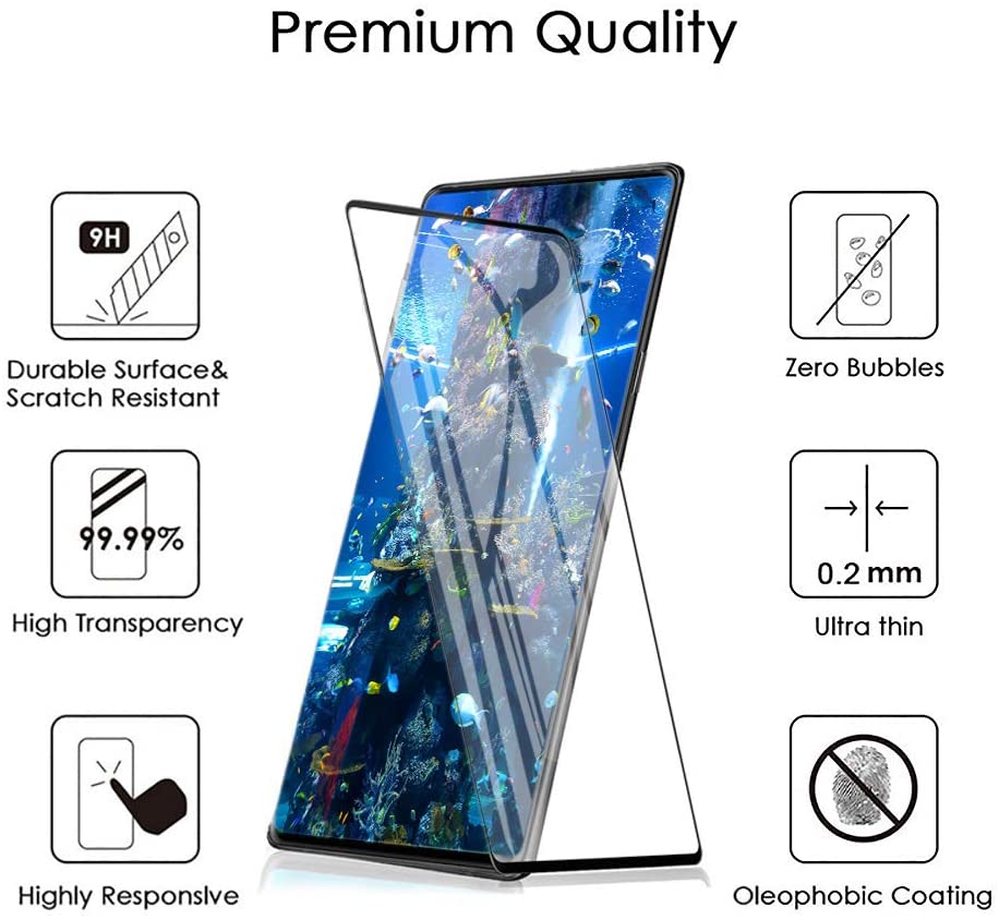 For Samsung Galaxy Note 20 /Ultra Tempered Glass Screen Protector Full Coverage - Picture 16 of 20